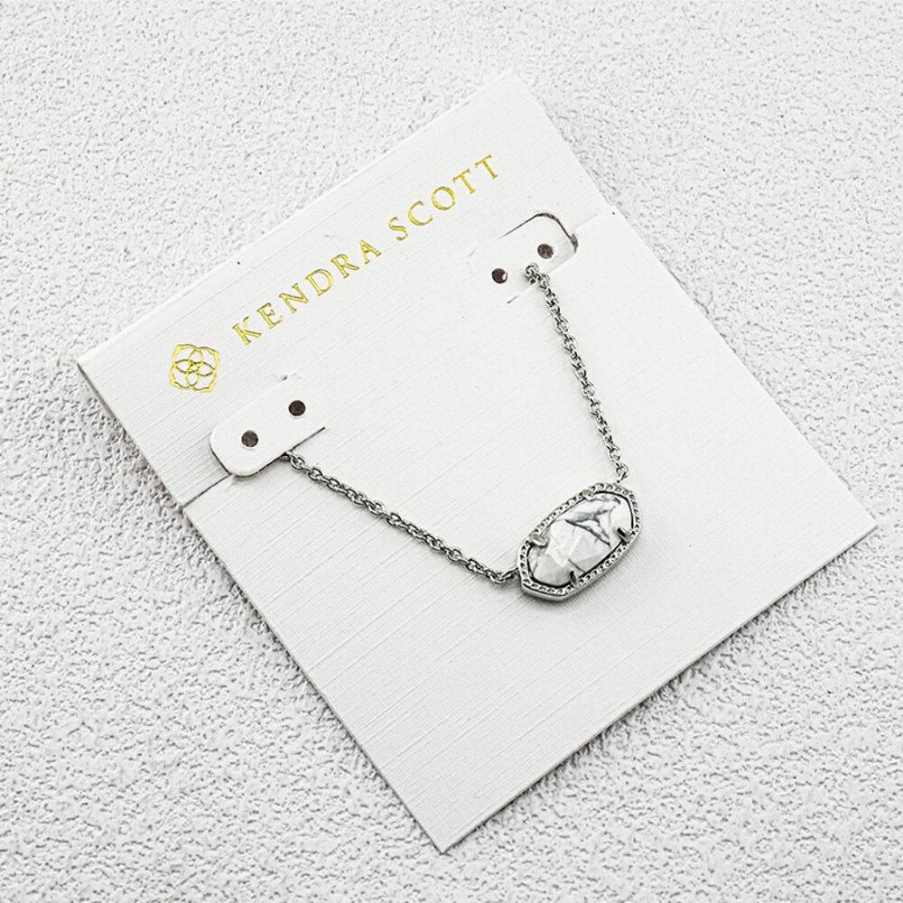 Kendra Scott White Turquoise Necklace